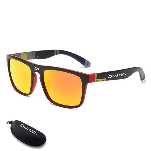 Óculos de Sol Daiwa Provisor | Polarizado UV 400 Óculos polarizado Pesca & Ação Amarelo 