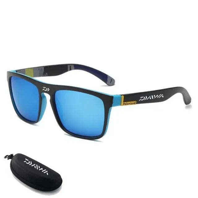 Óculos de Sol Daiwa Provisor | Polarizado UV 400 Óculos polarizado Pesca & Ação Azul 