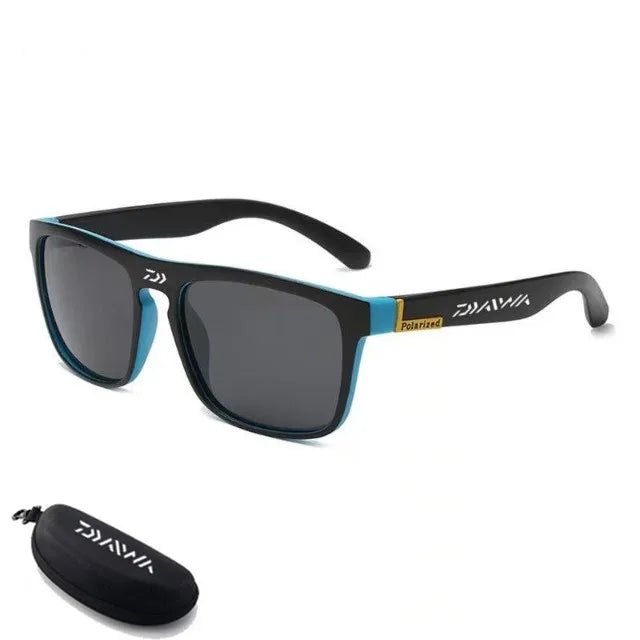 Óculos de Sol Daiwa Provisor | Polarizado UV 400 Óculos polarizado Pesca & Ação Preto/Azul 