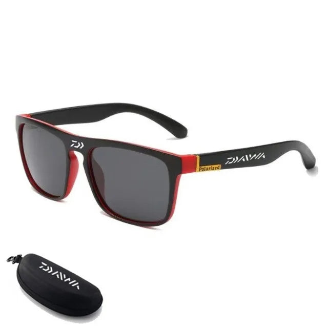 Óculos de Sol Daiwa Provisor | Polarizado UV 400 Óculos polarizado Pesca & Ação Vermelho 